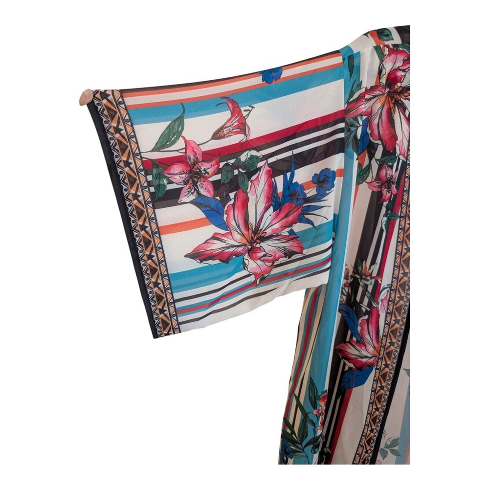 FreeMarket by Flying Tomato Asian Inspired Open Kimono Large - Picture 5 of 10